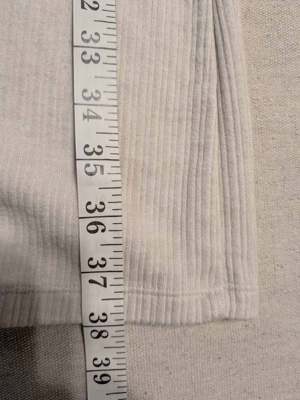 Cream Ribbed Midi Skirt - Women - Picture 7 of 7